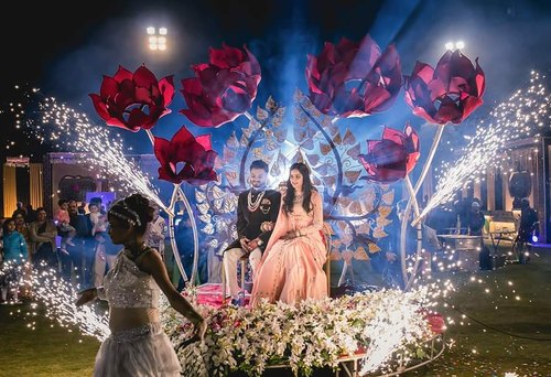 best bride groom entry theme mysore