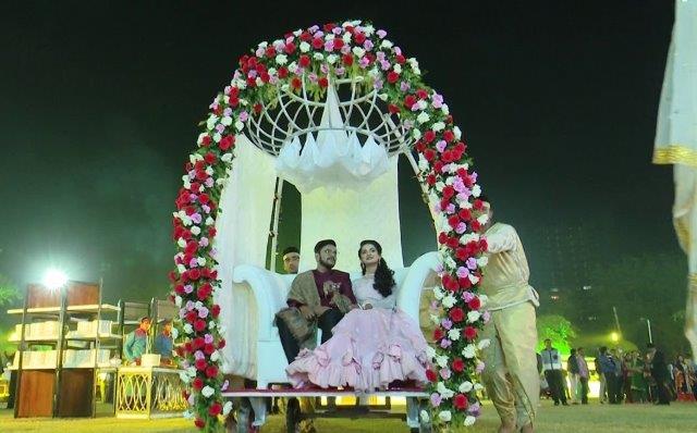 indian bride groom entry theme mysore
